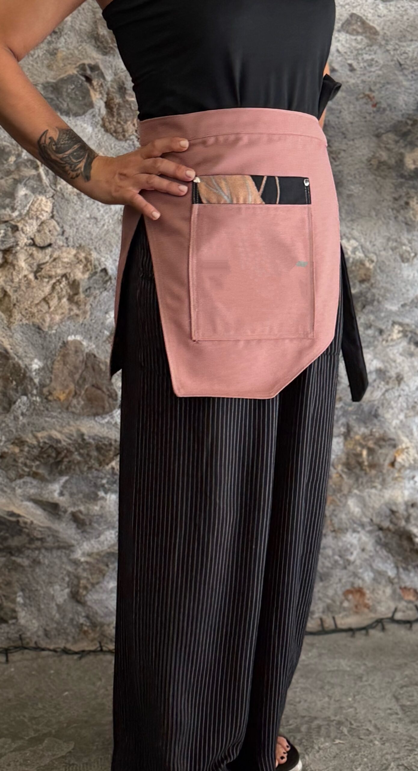 LOUZA_ETHNIC waist apron